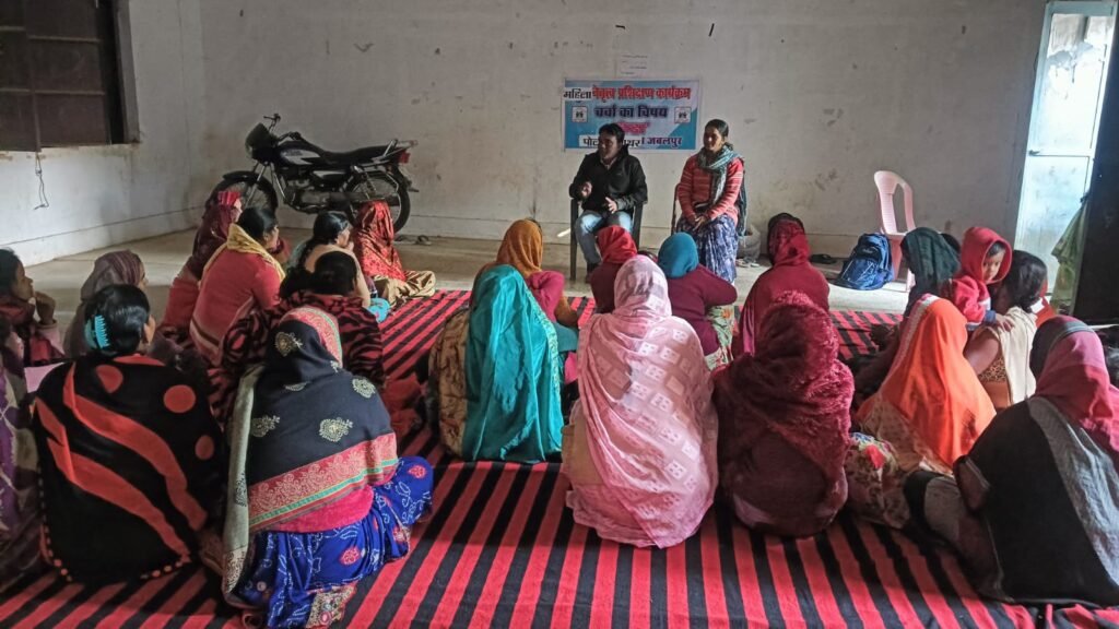 Photo taken during discussion with women